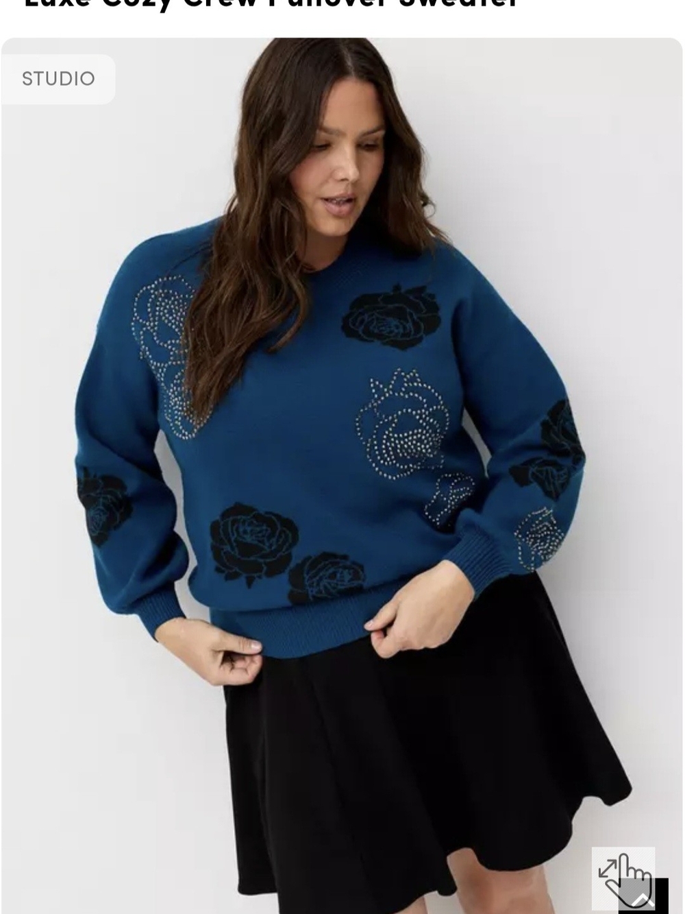 Luxe Cozy Crew Pullover Sweater